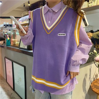 [ORDER] SET ÁO LEN GI LÊ KÈM SƠ MI TÍM MỘNG MƠ
