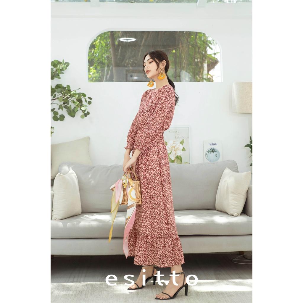 Đầm Luxury dáng dài - esitto [ESOWB14007]