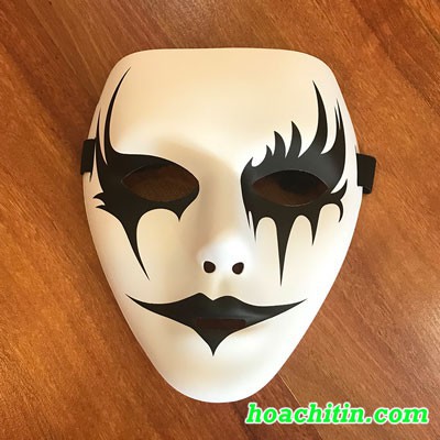  Mặt Nạ HipHop Jabbawockeez Vẽ Miệng Mỏng Ma Quỷ Kinh Dị Halloween  X34 IN 1