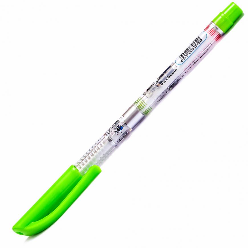 Bút bi đi nét Thiên Long TL-062 ngòi 0.38mm mực xanh - 1 cây I Bút bi thân nhiều màu TL062