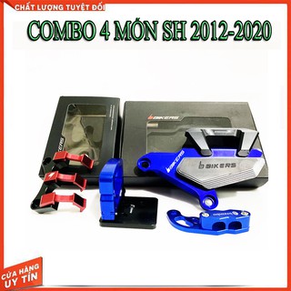 🌴COMBO BỘ BIKER CNC CAO CẤP CHO SH 2017-2019 🌴 ( 4 chi tiết liệt kê bên dưới)