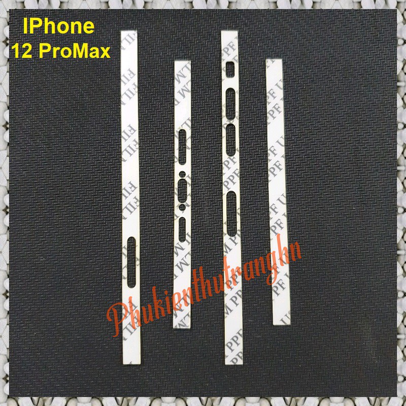 PPF dán viền IPhone 12/ 12 Mini 12 Pro 12 Pro Max/ IP 13 13 Pro 13 Pro Max trong suốt siêu dính, kháng trầy xước cực tốt