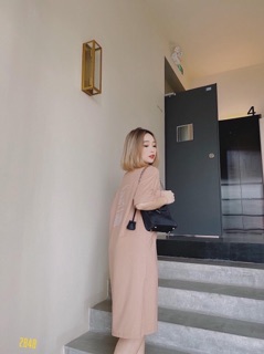 ĐẦM THUN FORM RỘNG CỔ TIM