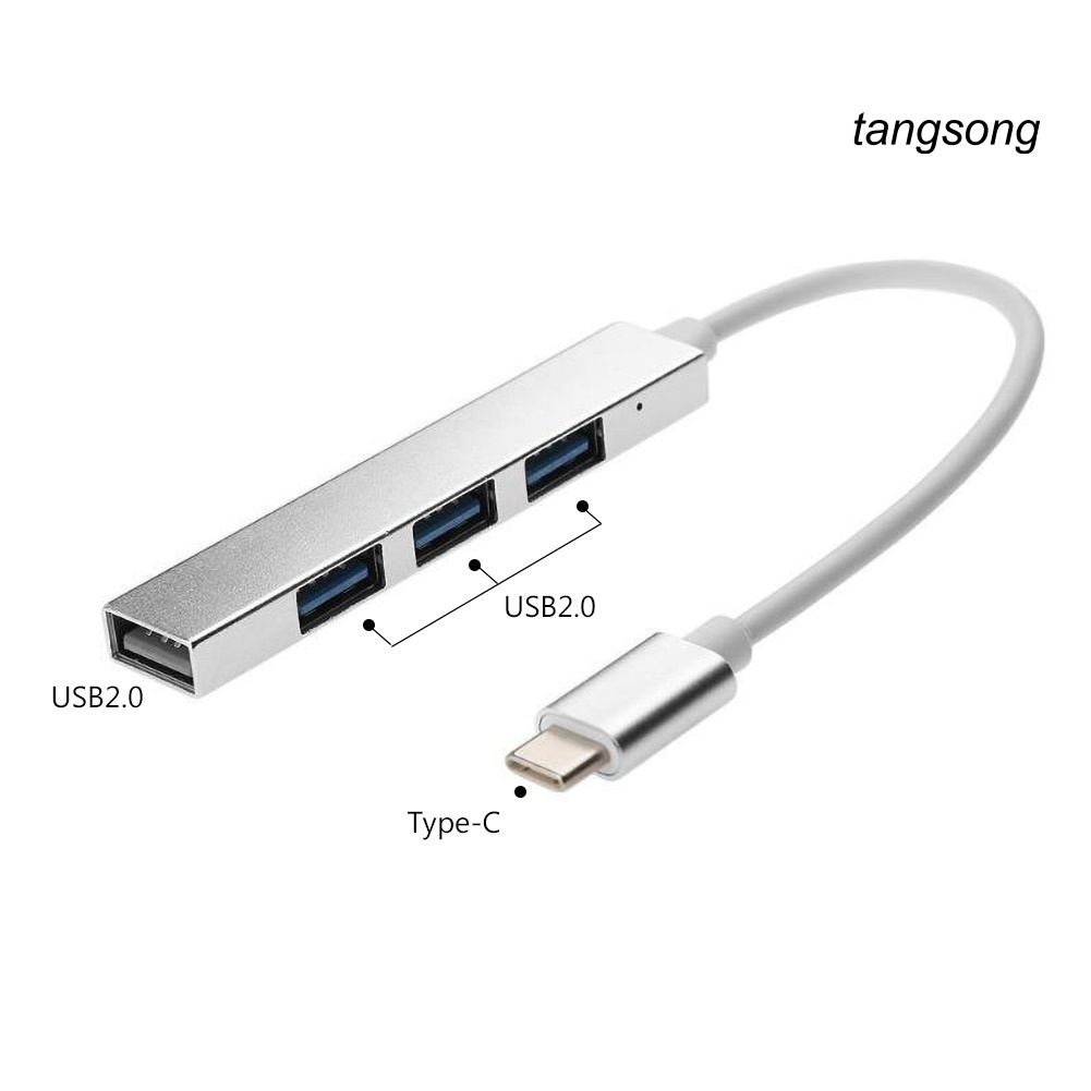 Bộ Chia 4 Cổng Usb Ts-Ul Siêu Mỏng Cho Laptop Máy Tính Bảng