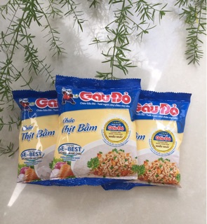 Cháo Gấu đỏ Thịt bằm (Combo 5 gói)