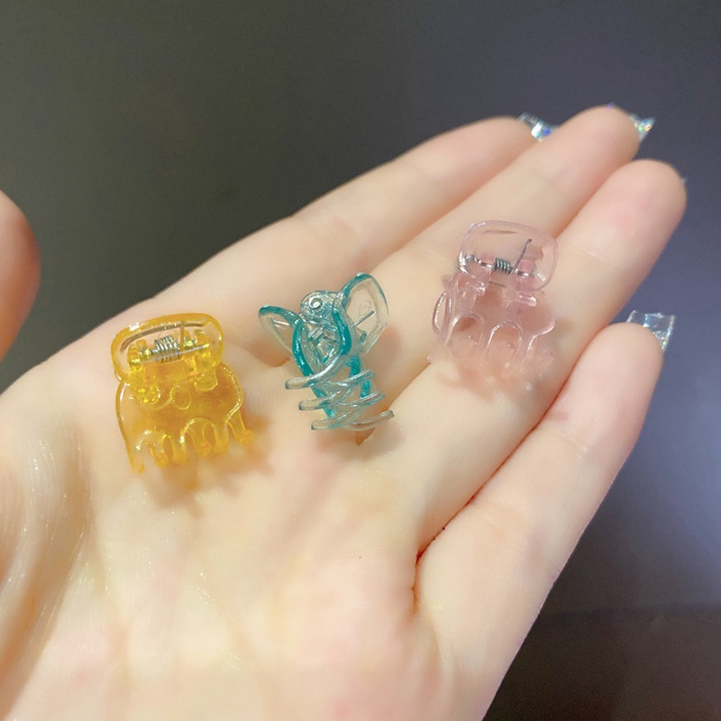 20 Kẹp tóc mini trong suốt màu kẹo dành cho nữ