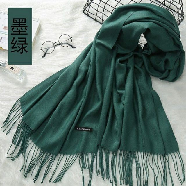 Khăn choàng trơn Cashmere