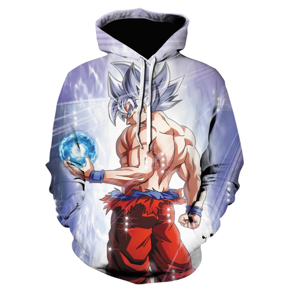 Áo Hoodie In Hình 3d Anime Dragon Ball Z Super Goku Pl