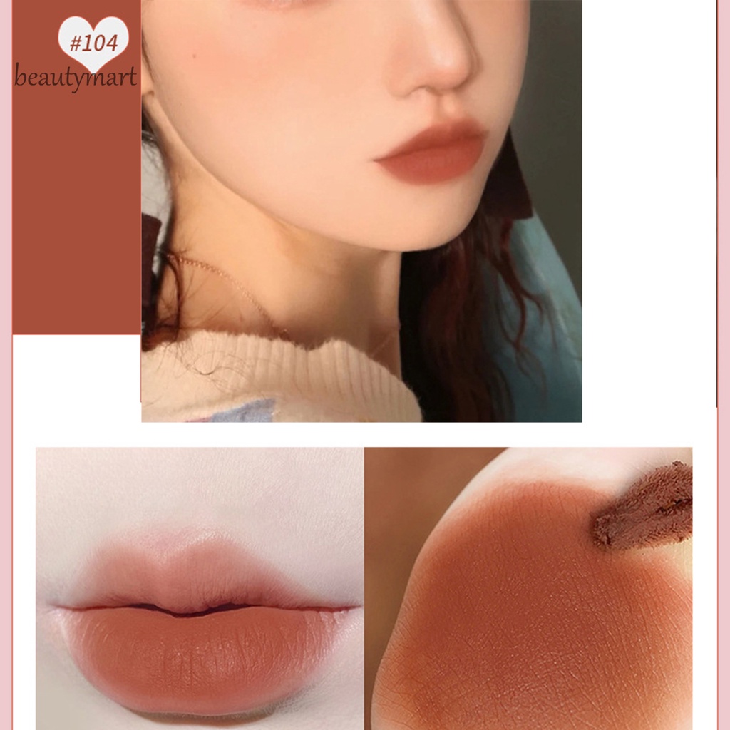 [Hàng mới về] Son kem lì kết cấu mịn mượt trang điểm dự tiệc chất lượng cao