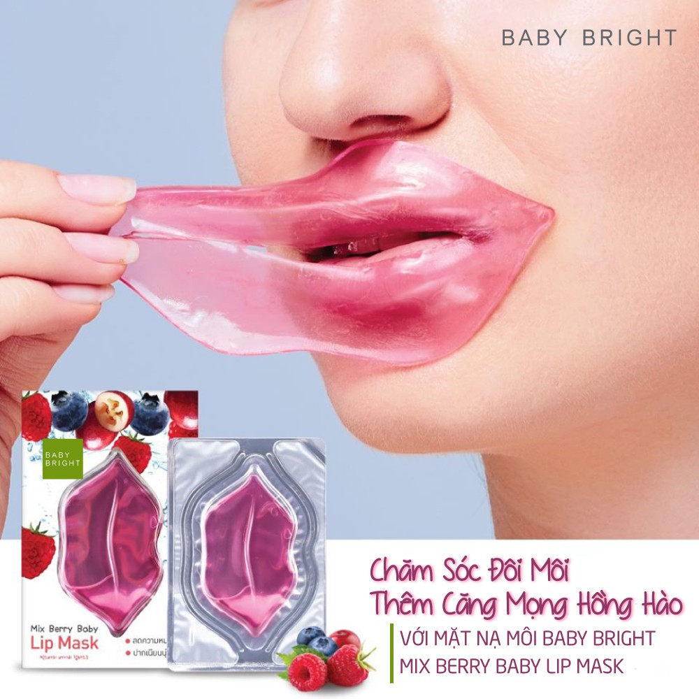 Mặt Nạ Dưỡng Hồng Môi Baby Bright Mix Berry Baby Lip Mask