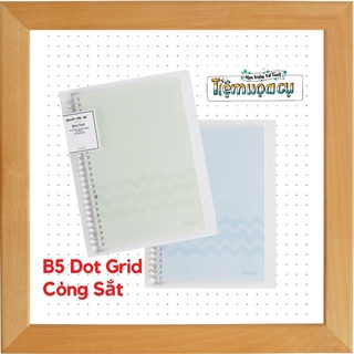 Sổ dot grid còng sắt 26 chấu b5 klong - 80 tờ; ms: 551