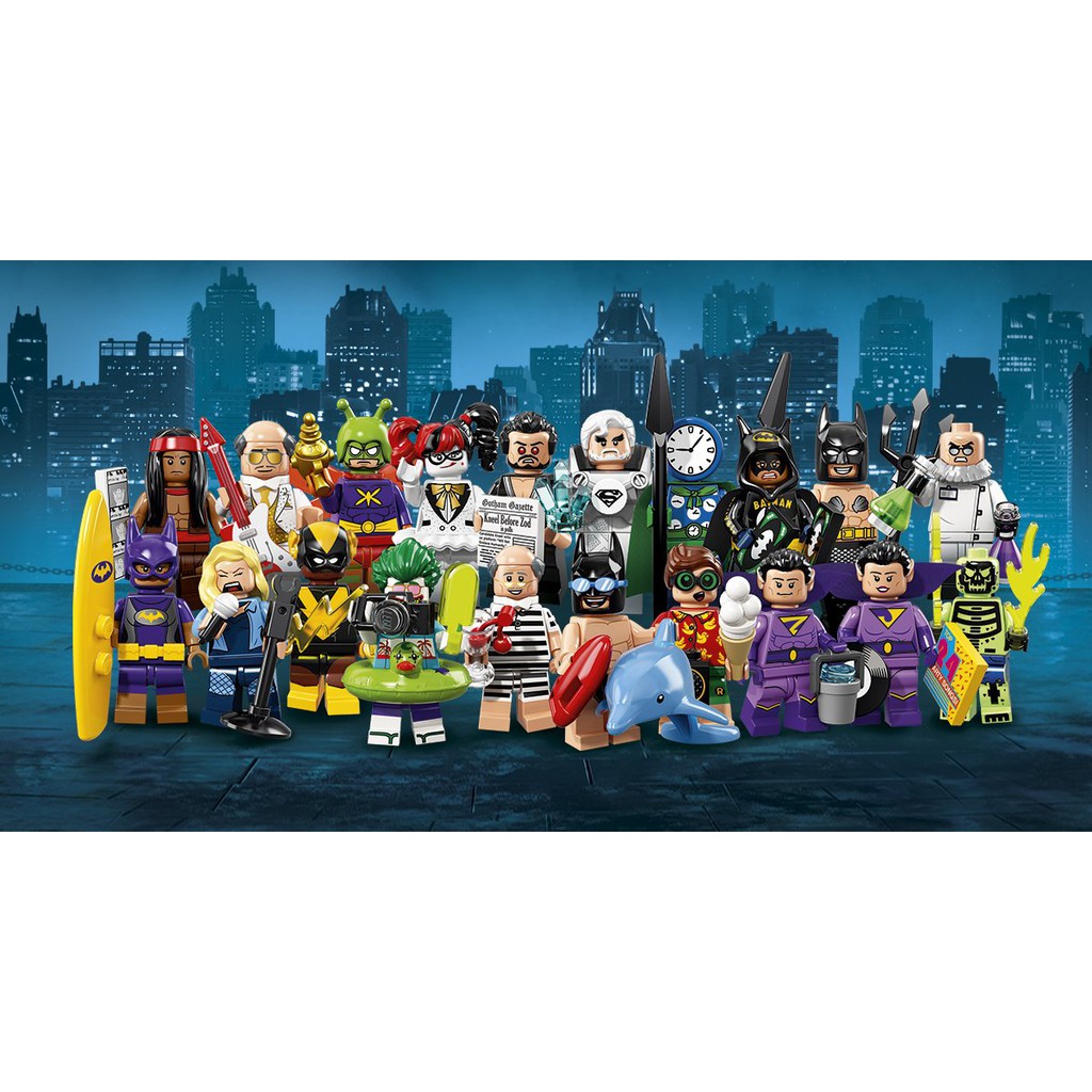 LEGO - Nhân vật Lego Tropical Joker số 7 - Minifigures Batman Movie Series II  likenew