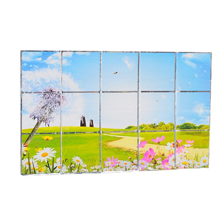 Giấy dán tường nhà bếp chống bụi bẩn bắn dầu mỡ chịu nhiệt cao họa tiết hoa lá trang tríyoungcityshop 30.000