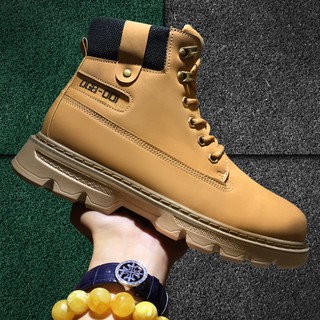 Giày Boot Nam DG8 Nâu Vàng GN293