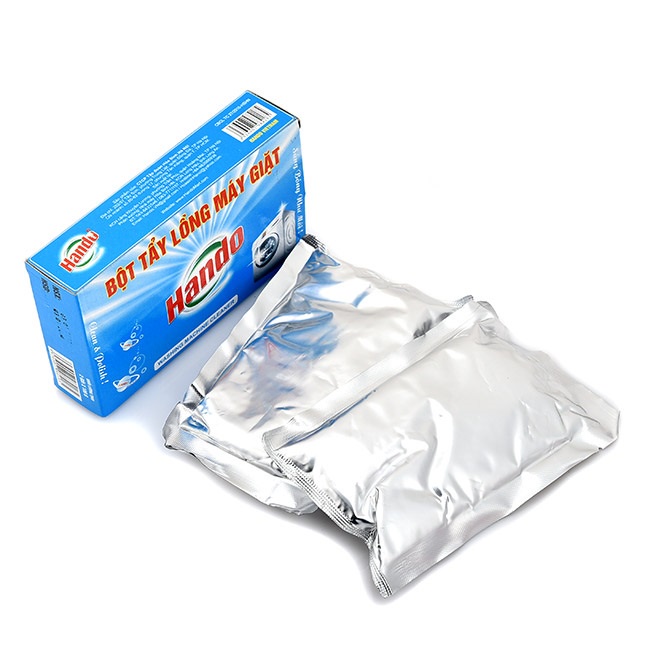 Hộp bột tẩy vệ sinh lồng máy giặt Hando 200g (Hộp 2 x 100g)