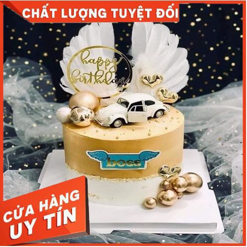 Xe ô tô, xe zip [HÀNG MỚI VỀ] dùng trang trí bánh kem, bánh sinh nhật, đồ trang trí, đồ chơi, quà tặng