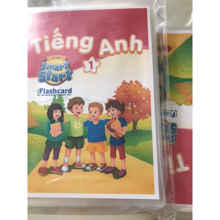 Thẻ Tiếng Anh Lớp 1- Smart Start 1 mới nhất bộ giáo dục - ép plastics siêu đẹp