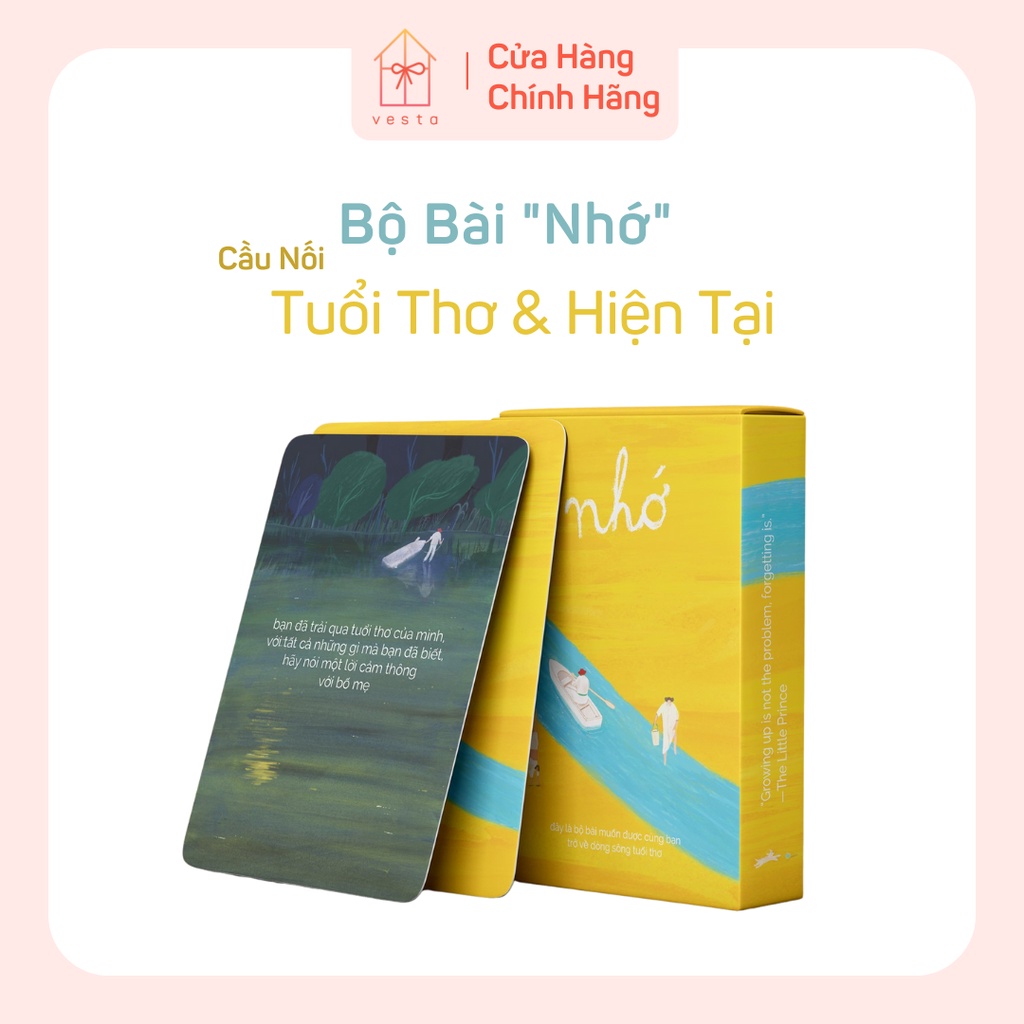 Bộ bài thẻ Nhớ - bộ bài kết nối tuổi thơ Nhớ, bài card game drinking game cho cá nhân và hội nhóm (60 lá)