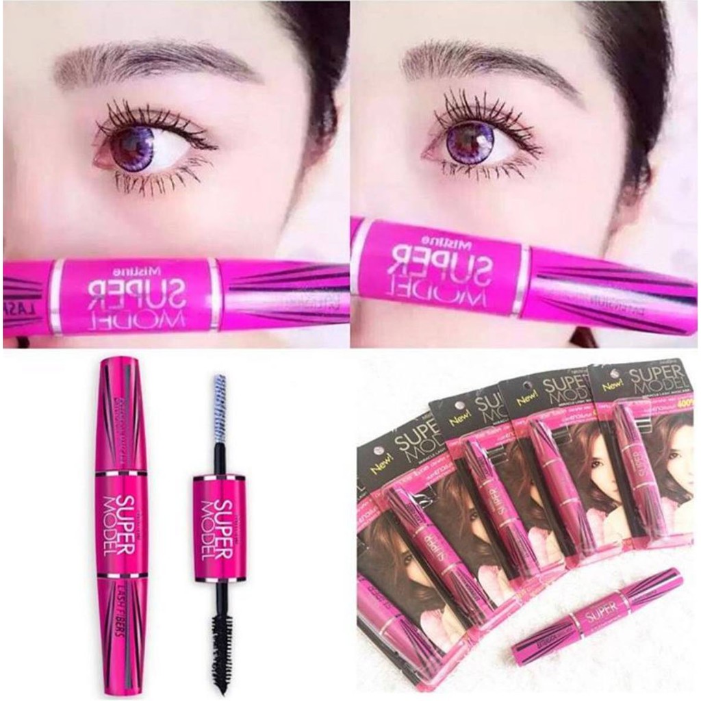 Mascara 2 đầu Mistine Super Model Miracle Lash Mascara Thái Lan 5.5g