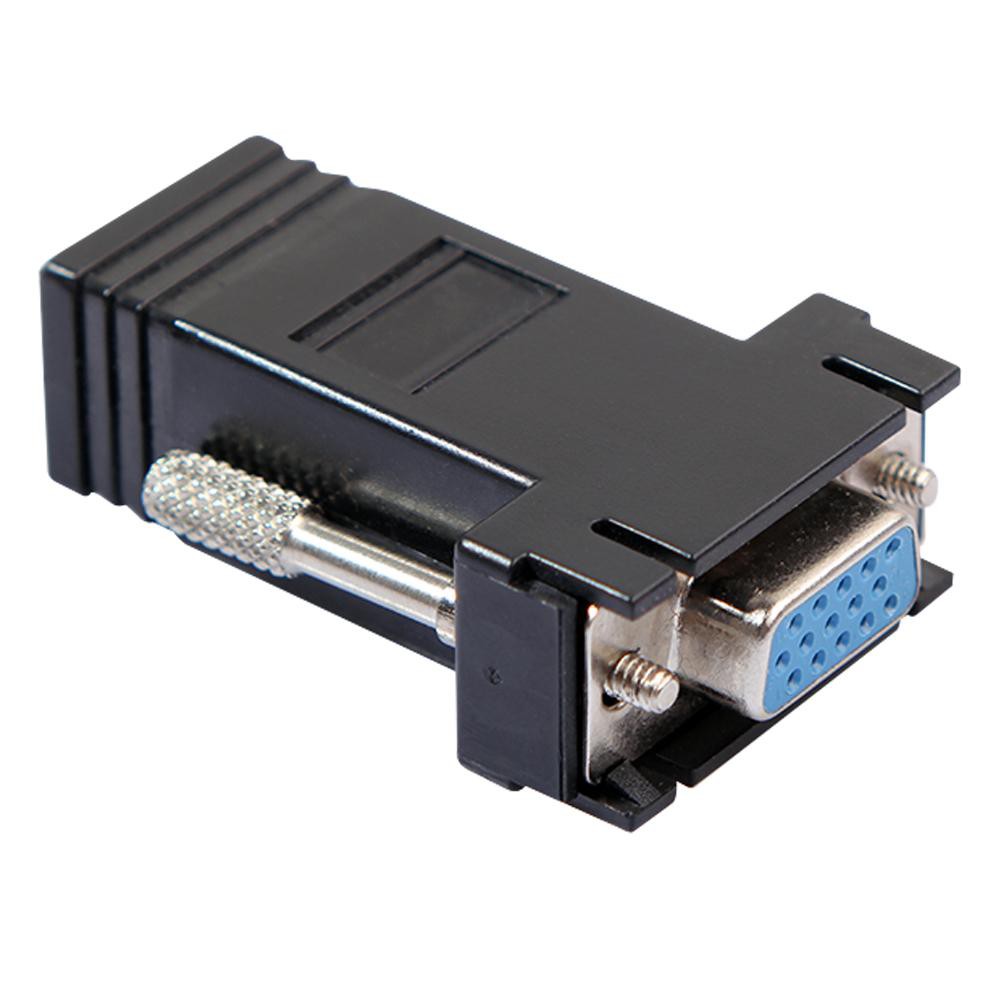 Đầu chuyển giắc VGA sang cổng RJ45/Đầu chuyển cổng VGA sang cổng RJ45