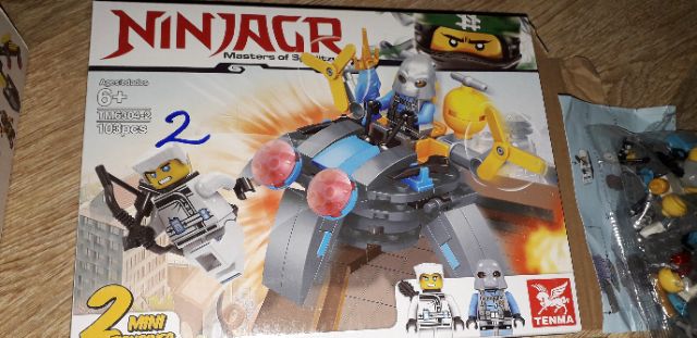 Lắp ráp NLego Ninjagr 6304 có nhiều chi tiết rất đẹp