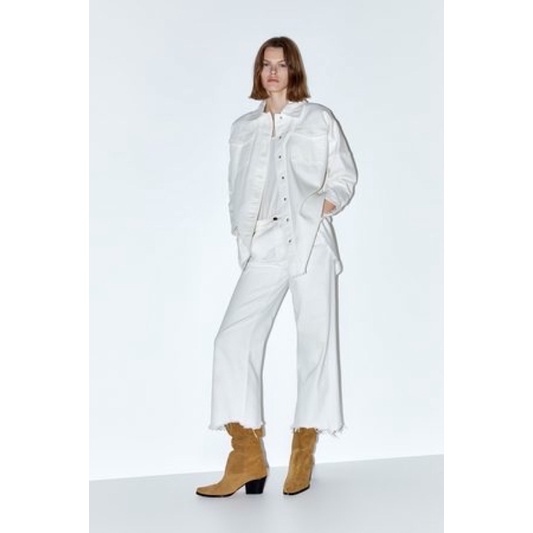 Áo khoác denim Zara oversize