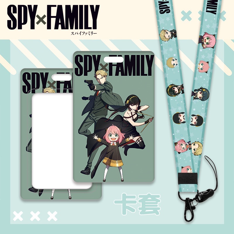 Dây Đeo Thẻ ID/Thẻ ID Bằng Silicon Họa Tiết Hoạt Hình Spyxfamily Yor Forger Anya