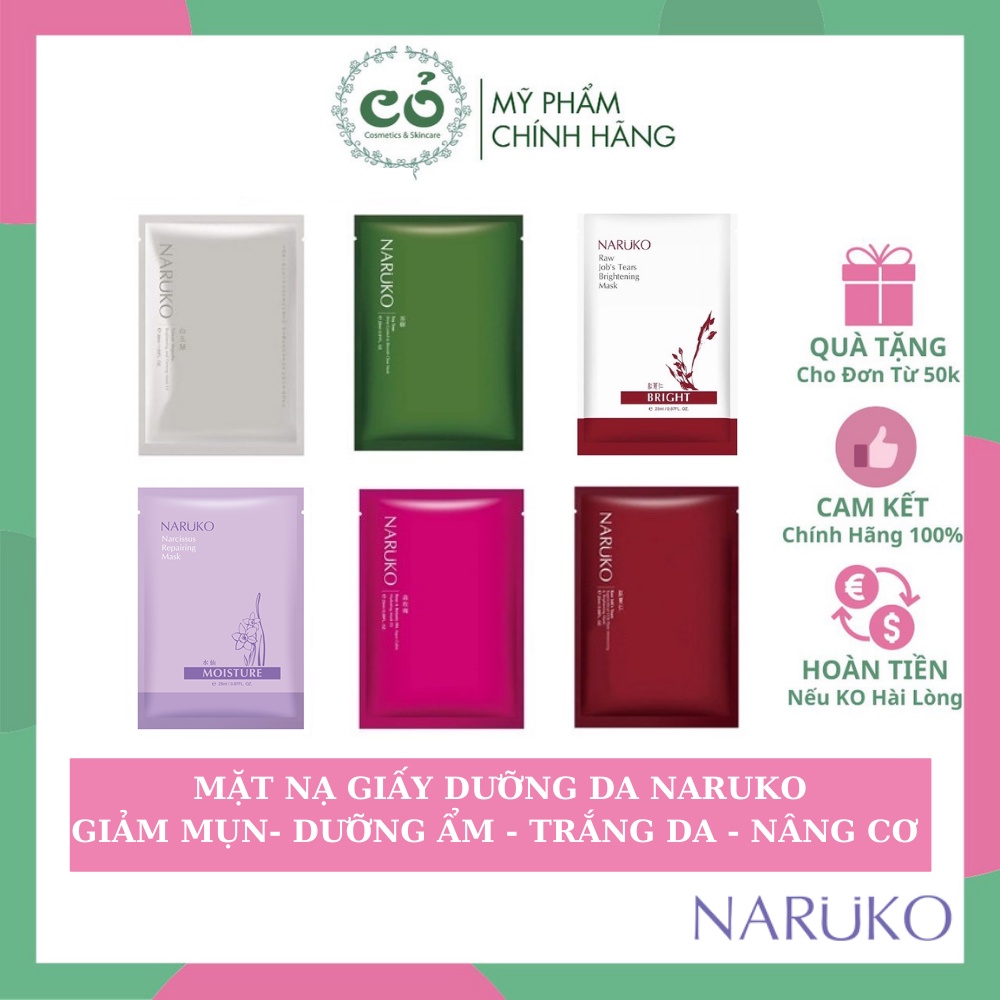 [Mã 254FMCGSALE giảm 8% đơn 500K] Mặt nạ giấy Naruko Mask