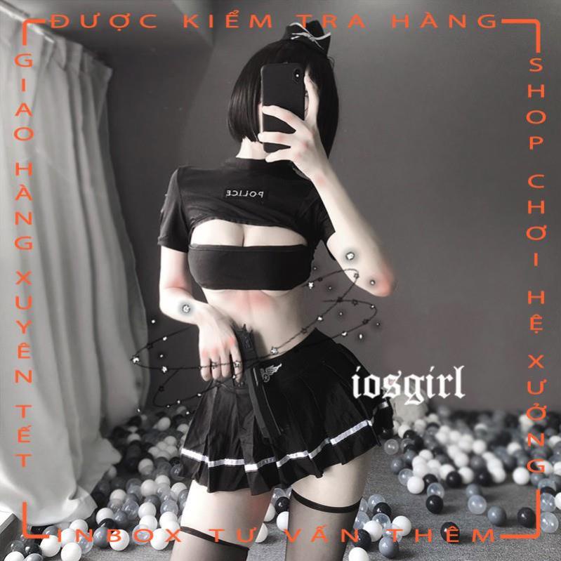Bộ đồ hóa trang cảnh sát quyến rũ thời trang dành cho nữ  - hot tiktok | BigBuy360 - bigbuy360.vn