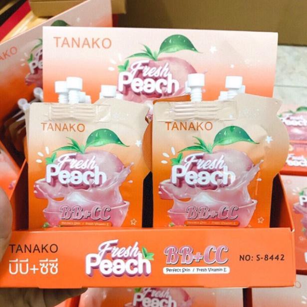 Kem nền trái đào TANAKO Fresh Peach Thái Lan