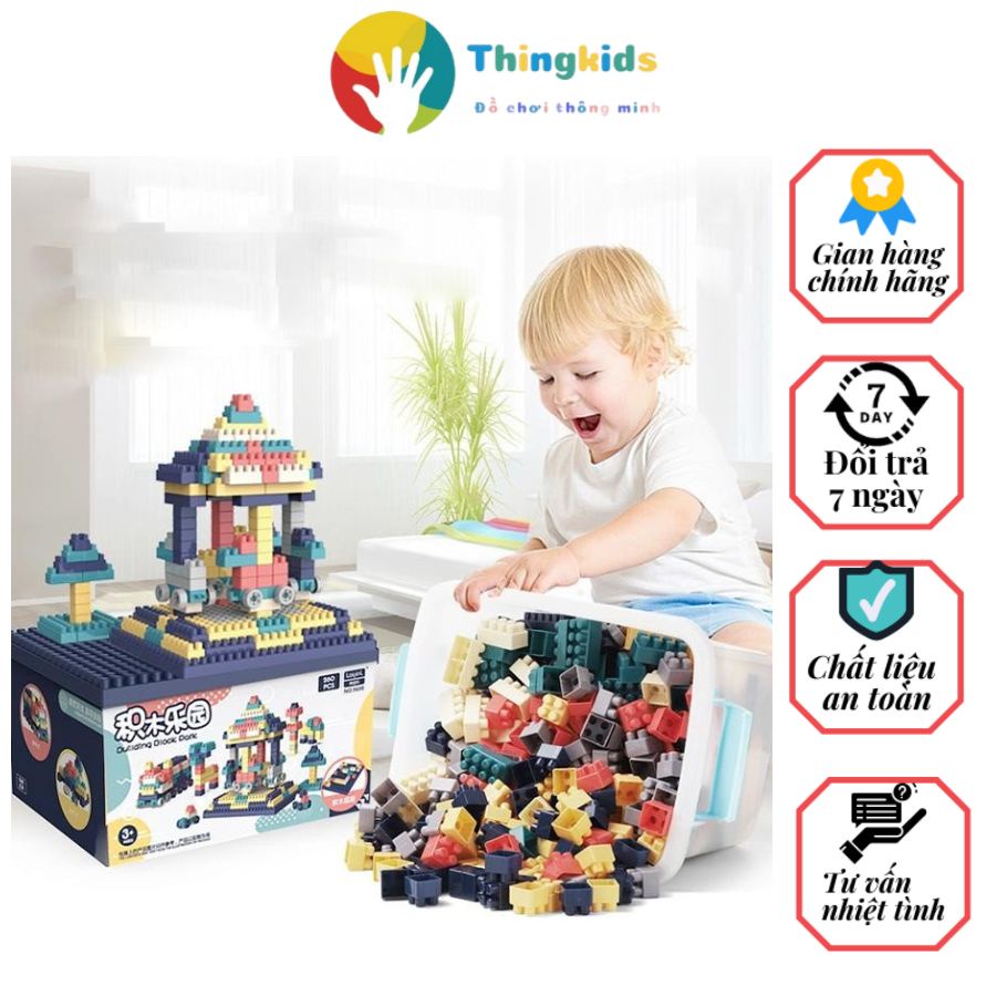 Bộ Xếp Hình 260/520 Chi Tiết Siêu Trí Tuệ Vòng Quay Khổng Lồ - Thingkids