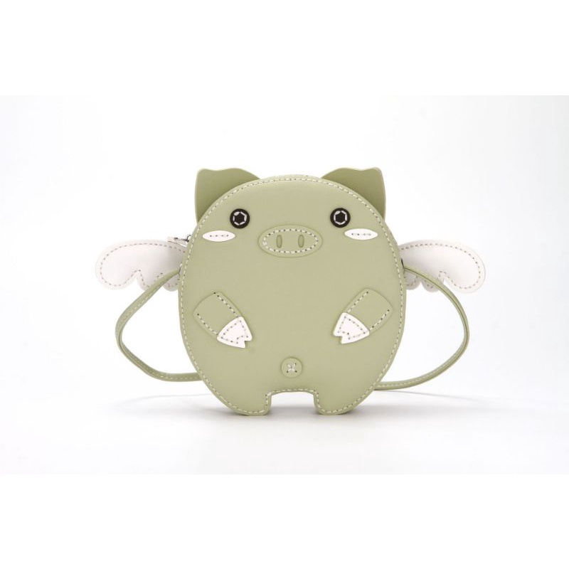 Túi Handmade, Túi Tự Đan Handmade Heo Hồng  Đáng Yêu