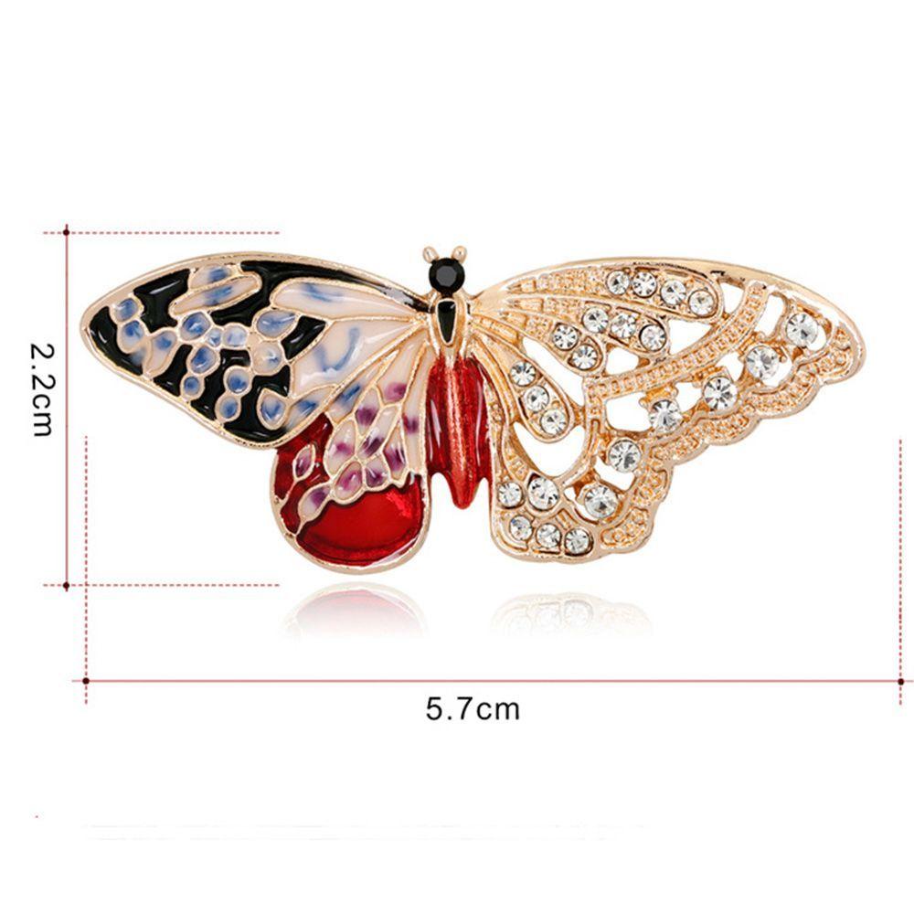 Trâm Cài Áo Hình Bươm Bướm Tráng Men Thời Trang Dành Cho Nữ