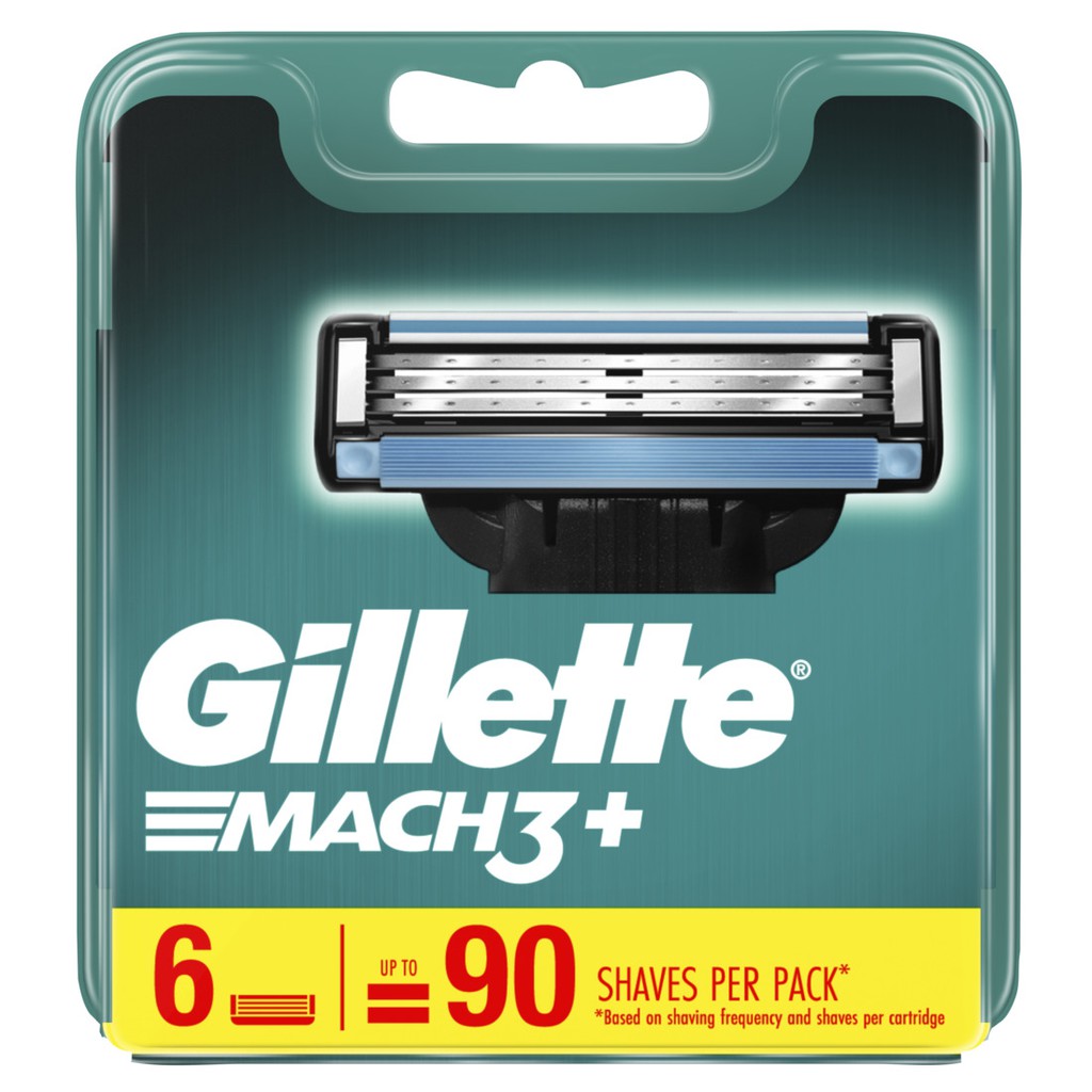 Lưỡi Gillette Mach 3+ 2 Up Cao Cấp (Mẫu mới)