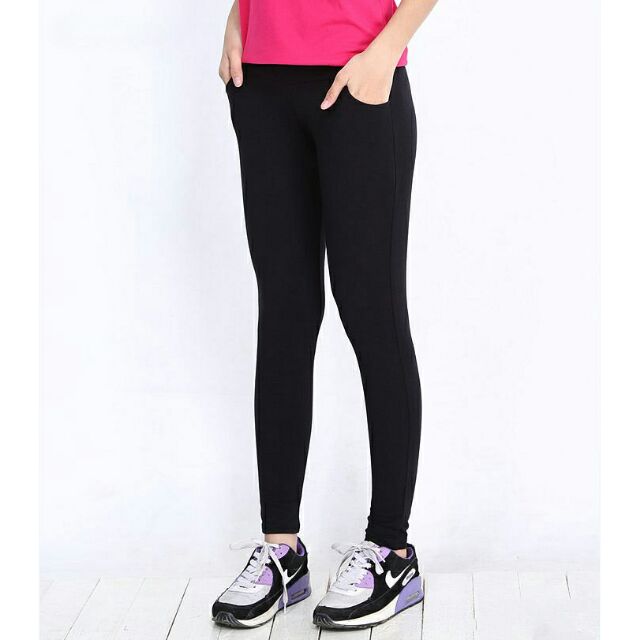 Quần legging thun trơn