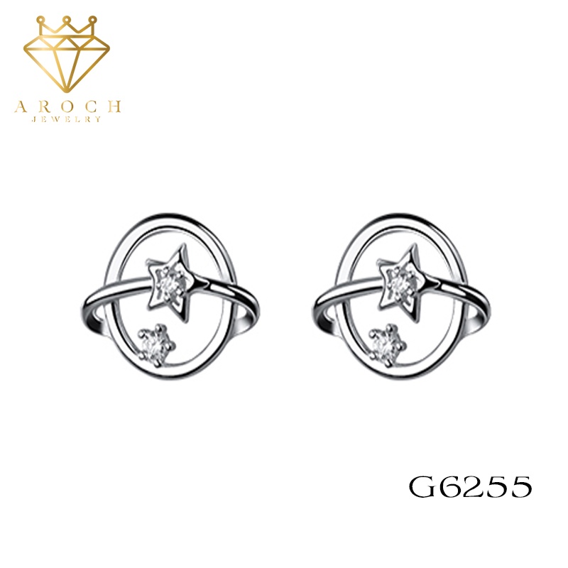 Khuyên tai bạc Ý s925 G6255 - AROCH Jewelry