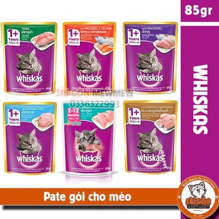 1 thùng pate gói Whiskas cho mèo