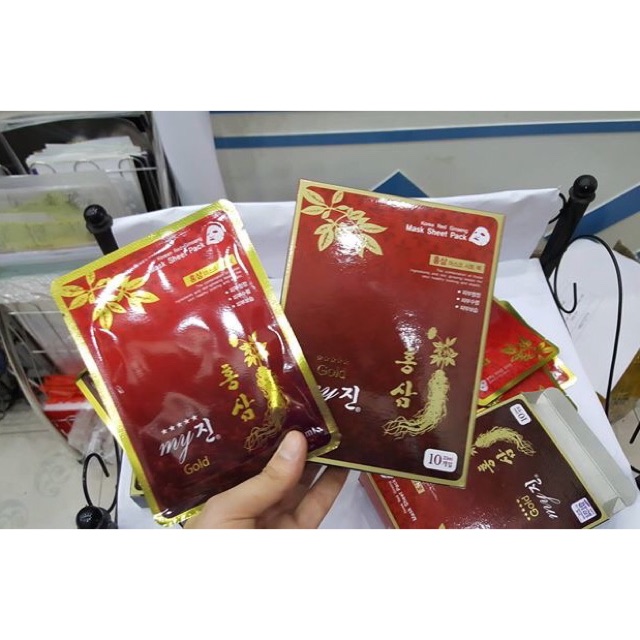 MẶT NẠ HỒNG SÂM MY GOLD HÀN QUỐC