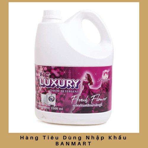 Nước Giặt Xả Cao Cấp 6in1 Luxury Thái Lan Can 3500ml Tiện Dụng