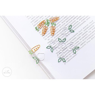 【C4】 KẸP GIẤY HÌNH CÀ RỐT, CỦ CẢI