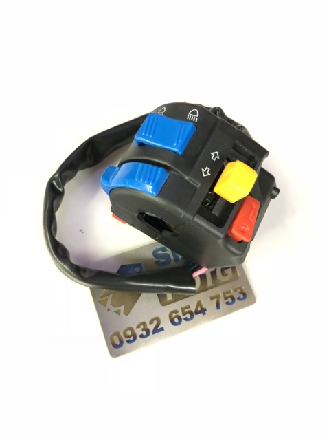 cùm công tắc FZ nút xanh