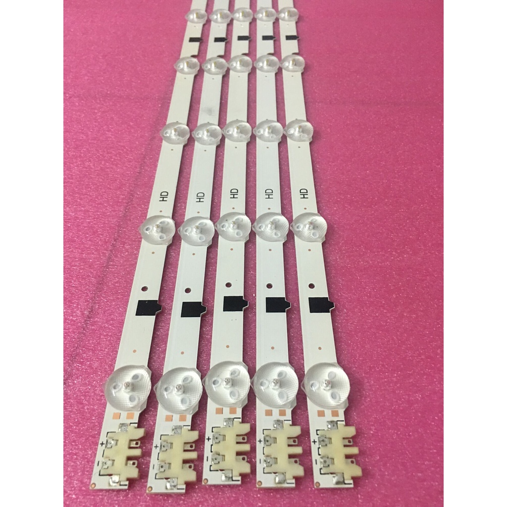 BỘ LED tivi SAMSUNG UE32F5000 ( thanh nhôm ) Led Mới gồm 5 thanh LED