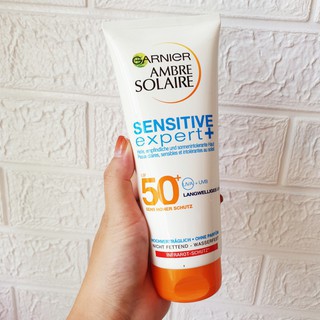 Kem chống nắng Garnier Ambre Solaire Sensitive Expert Spf 50+, 50 ml