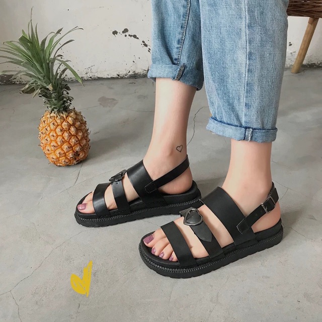 [ORDER] D08_SANDAL HEART ULZZANG KHUY TIM