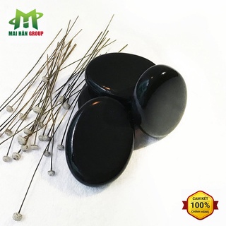 Đá Nóng Chườm Lưng Hình Oval - Đá Tự Nhiên