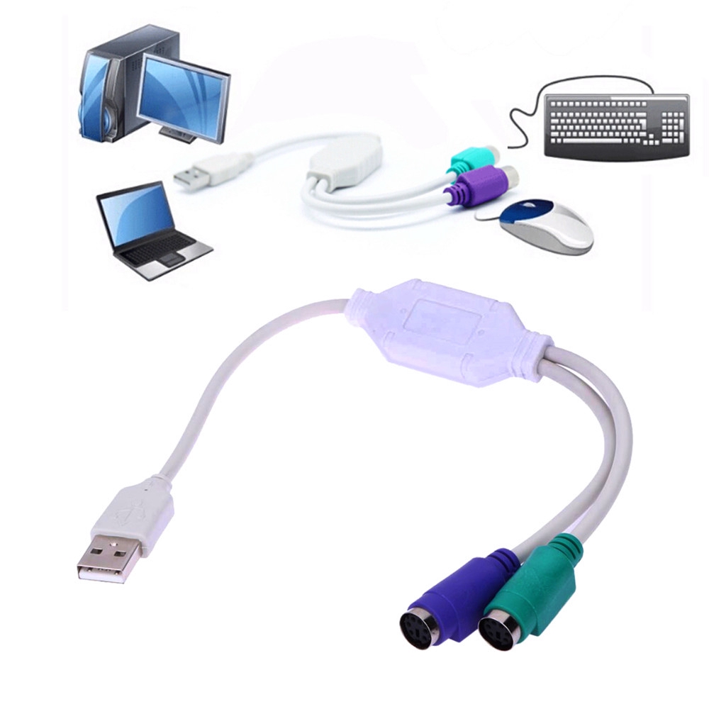 Dây Cáp Chuyển Đổi Usb Male Sang Ps2 Female