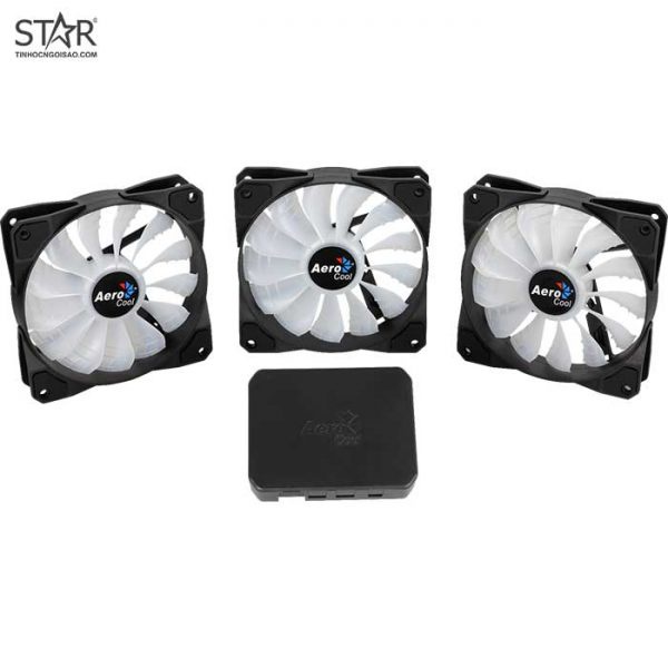 Fan Case Aerocool P7F12 Pro RGB LED Lighting – Pack 3 Fan