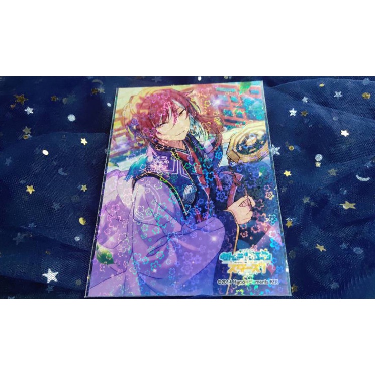 Set 50 tấm bọc phim holographic hình hoa không axit bảo vệ thẻ trò chơi/ảnh