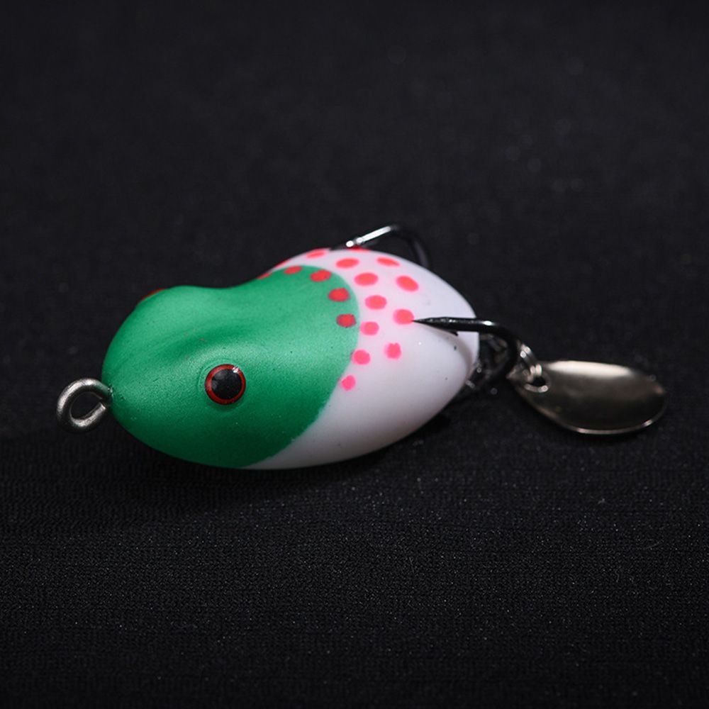 Mồi Câu Cá Giả 4cm 8.5g Có Móc Câu Hình Ếch Mềm Mại Dễ Tháo