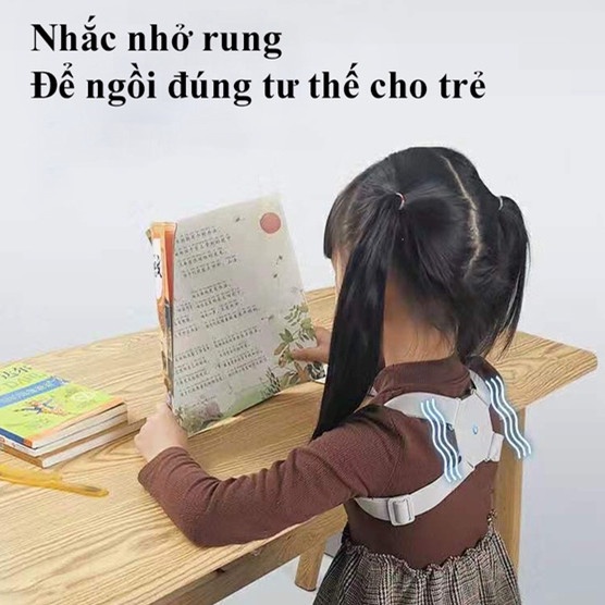 Đai chống gù lưng người lớn cảm biến rung thông minh phát hiện góc rung đai lưng chống gù cho trẻ em
